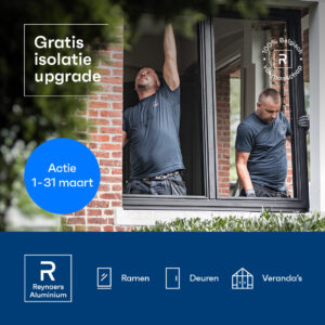 Actiedagen Reynaers Aluminium: gratis isolatie upgrade